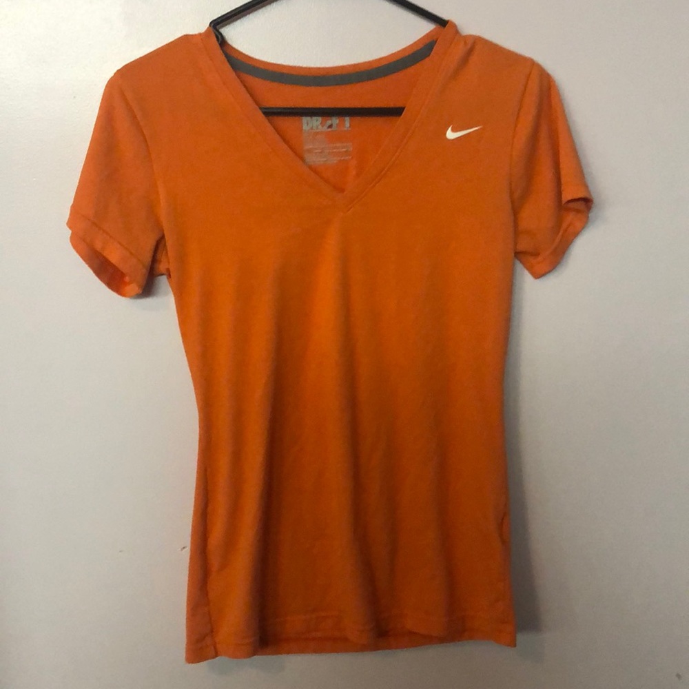Orange Nike tee